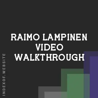 Raimo Lampinen Video Walkthrough | Indexof