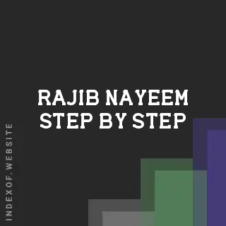 Rajib Nayeem Step-by-Step | Indexof