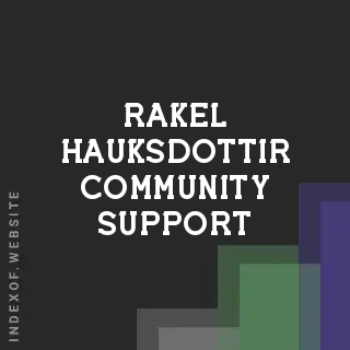 Rakel Hauksdottir Community Support | Indexof