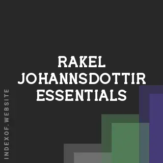 Rakel Johannsdottir Essentials | Indexof