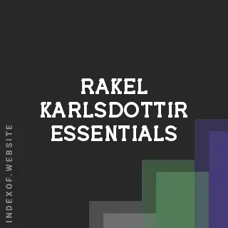 Rakel Karlsdottir Essentials | Indexof
