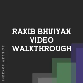 Rakib Bhuiyan Video Walkthrough | Indexof