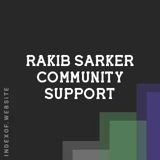 Rakib Sarker Community Support | Indexof