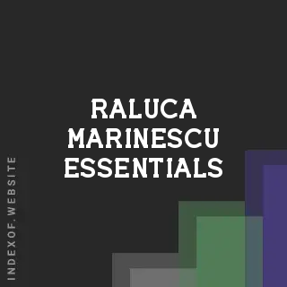 Raluca Marinescu Essentials | Indexof