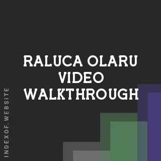 Raluca Olaru Video Walkthrough | Indexof