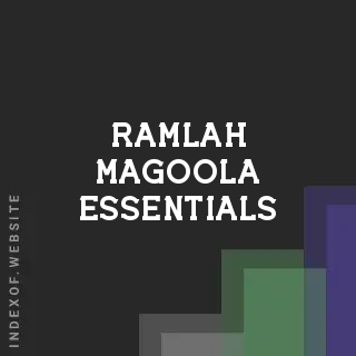 Ramlah Magoola Essentials | Indexof
