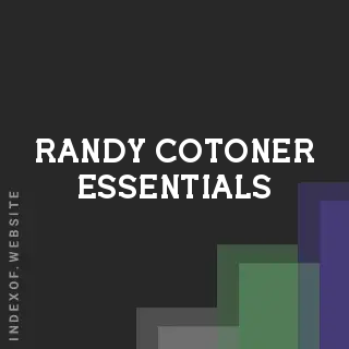 Randy Cotoner Essentials | Indexof