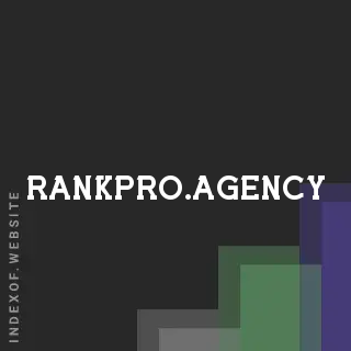 rankpro.agency by Angeliki Makris site -  Indexof