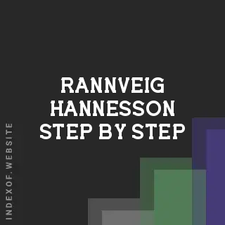 Rannveig Hannesson Step-by-Step | Indexof