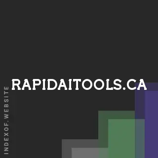rapidaitools.ca by Andrea Gomez site -  Indexof