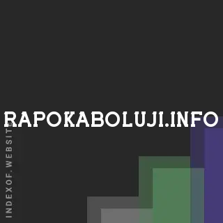 rapokaboluji.info by Lydia Wan site -  Indexof