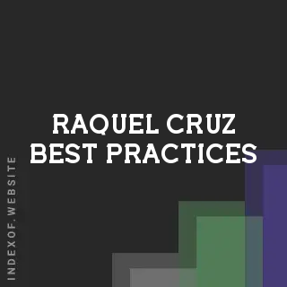 Raquel Cruz Best Practices | Indexof