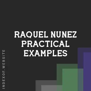 Raquel Nunez Practical Examples | Indexof