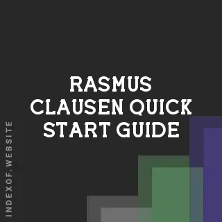 Rasmus Clausen Quick Start Guide | Indexof