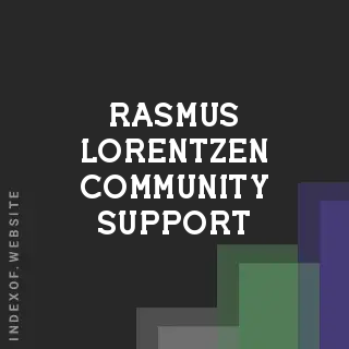 Rasmus Lorentzen Community Support | Indexof