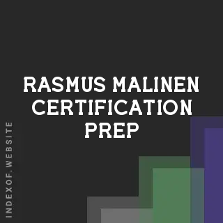 Rasmus Malinen Certification Prep | Indexof