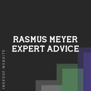 Rasmus Meyer Expert Advice | Indexof