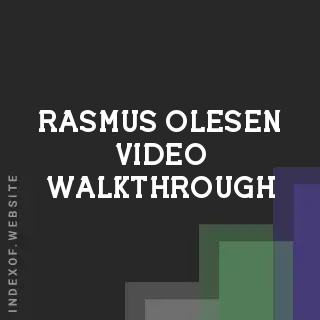 Rasmus Olesen Video Walkthrough | Indexof