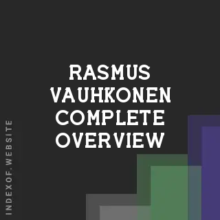 Rasmus Vauhkonen Complete Overview | Indexof