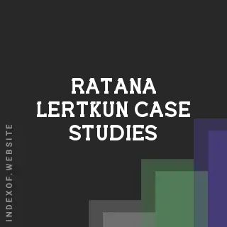 Ratana Lertkun Case Studies | Indexof