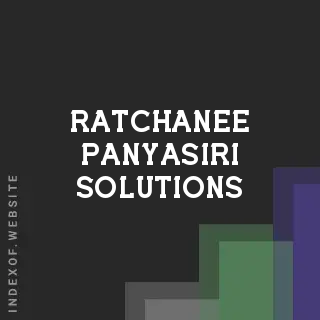 Ratchanee Panyasiri Solutions | Indexof