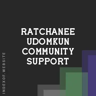 Ratchanee Udomkun Community Support | Indexof