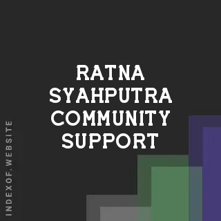 Ratna Syahputra Community Support | Indexof