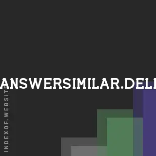 realanswersimilar.delivery by Denny Maulana site -  Indexof