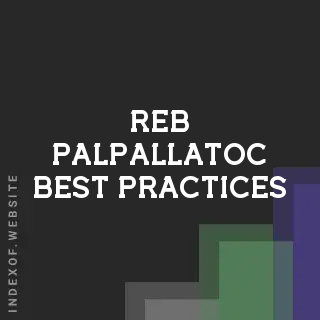 Reb Palpallatoc Best Practices | Indexof