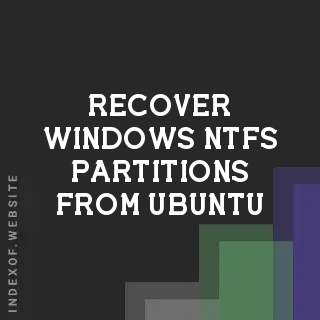 Recover Windows NTFS Partitions from Ubuntu 24.04: 2026 Guide