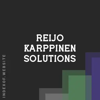 Reijo Karppinen Solutions | Indexof