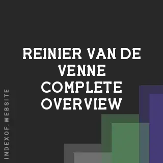 Reinier van de Venne Complete Overview | Indexof