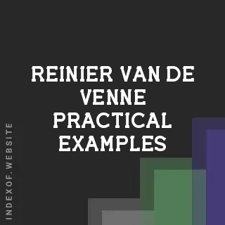 Reinier van de Venne Practical Examples | Indexof