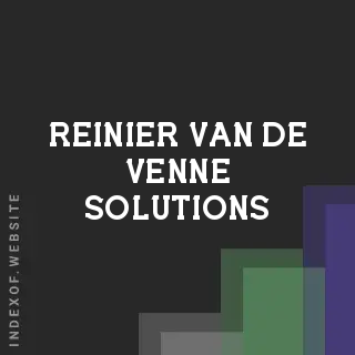 Reinier van de Venne Solutions | Indexof