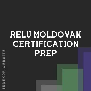 Relu Moldovan Certification Prep | Indexof