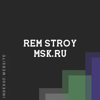 rem-stroy-msk.ru by Marlowe Ricci site -  Indexof