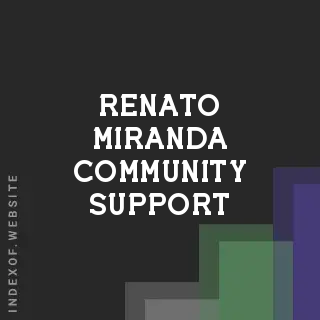 Renato Miranda Community Support | Indexof