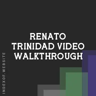 Renato Trinidad Video Walkthrough | Indexof