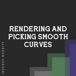 Rendering and Picking Smooth Curves: A Game Dev Tutorial on Bézier Splines