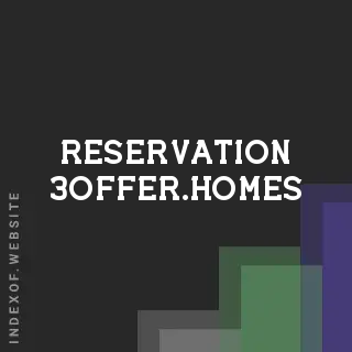 reservation-3offer.homes by Adrian Suen site -  Indexof