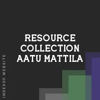 Resource Collection Aatu Mattila | Indexof