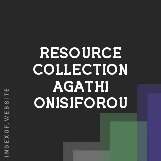 Resource Collection Agathi Onisiforou | Indexof