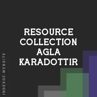 Resource Collection Agla Karadottir | Indexof
