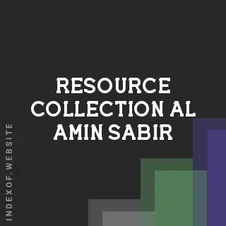 Resource Collection Al-Amin Sabir | Indexof