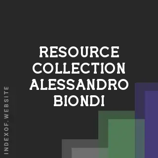 Resource Collection Alessandro Biondi | Indexof