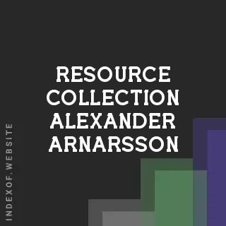 Resource Collection Alexander Arnarsson | Indexof