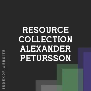 Resource Collection Alexander Petursson | Indexof