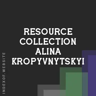 Resource Collection Alina Kropyvnytskyi | Indexof
