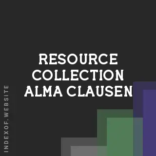 Resource Collection Alma Clausen | Indexof