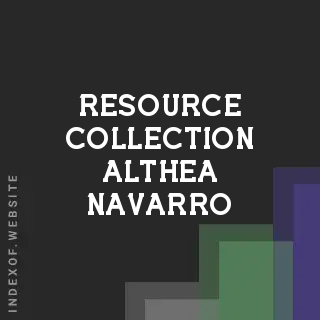 Resource Collection Althea Navarro | Indexof